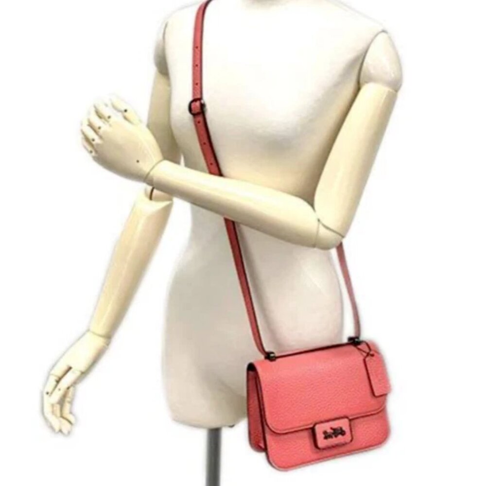 Coach Crossbody Bag Leather Pink Women Handbag New with tags $495